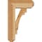 Ekena Millwork Merced Craftsman Rough Sawn Bracket w/ Offset Brace, Western Red Cedar, 6"W x 14"D x 22"H BKT0604X14X22MRC04RWR - alternate 4